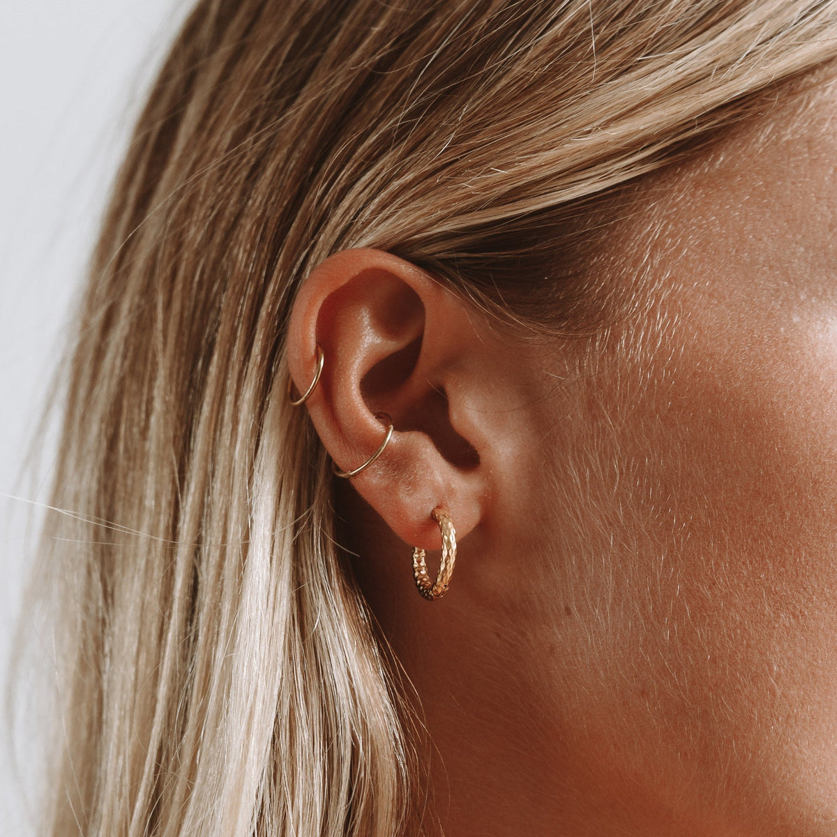 Hammered Hoops Earrings 7