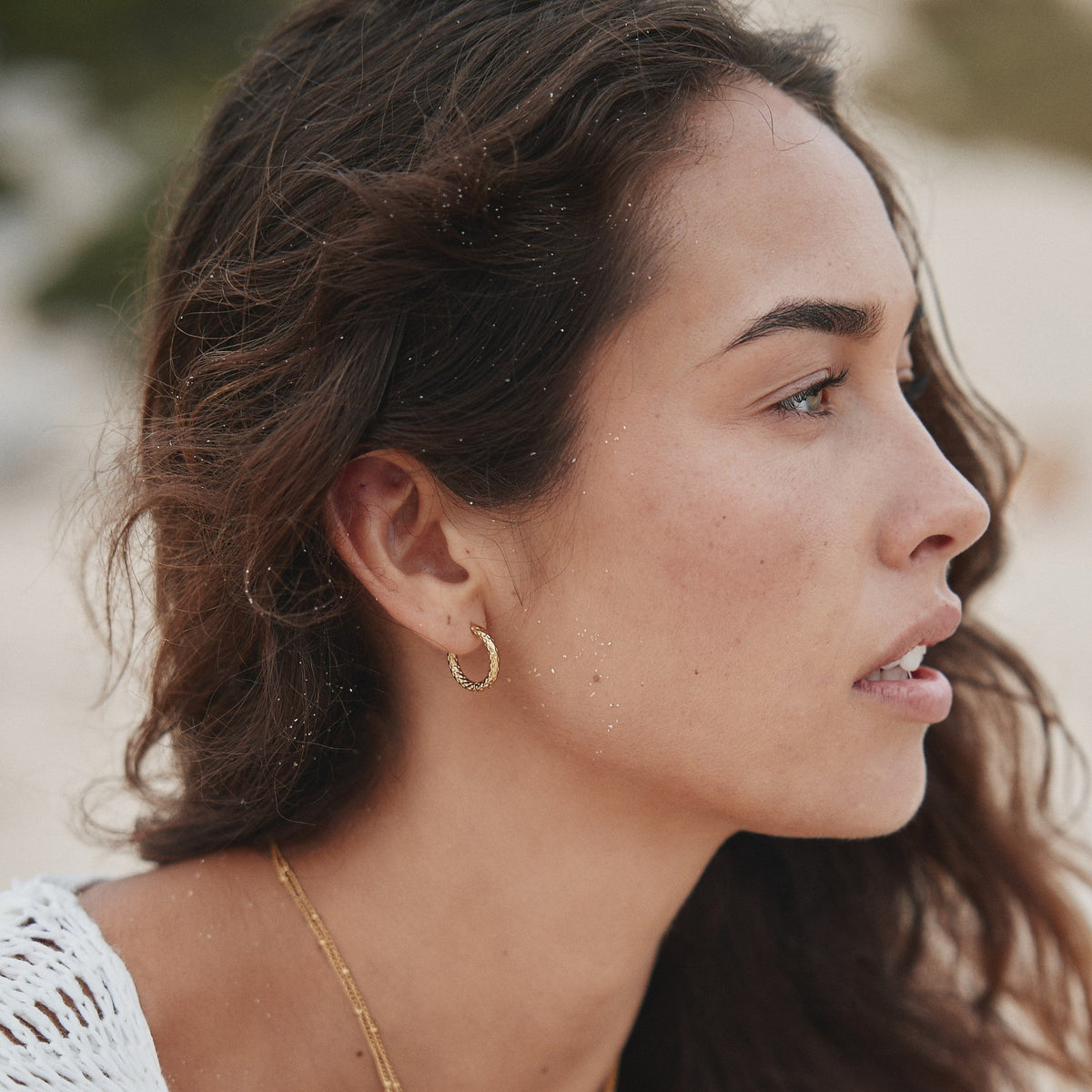 Hammered Hoops Earrings 15