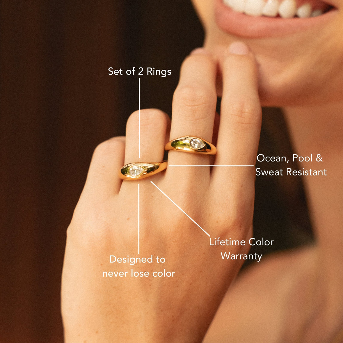 “Harmony” Rings Set 8