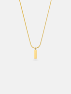 Héritage Bar Necklace | 14K Gold 1