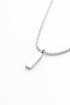 Héritage Bar Necklace | Platinum 3