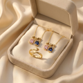 The Family Matching Set (2x Forever Mine Necklace + Gold Ring) 1