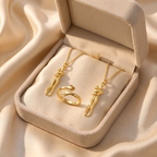 The Family Matching Set (2x Embrace Necklace + Gold Ring) 12