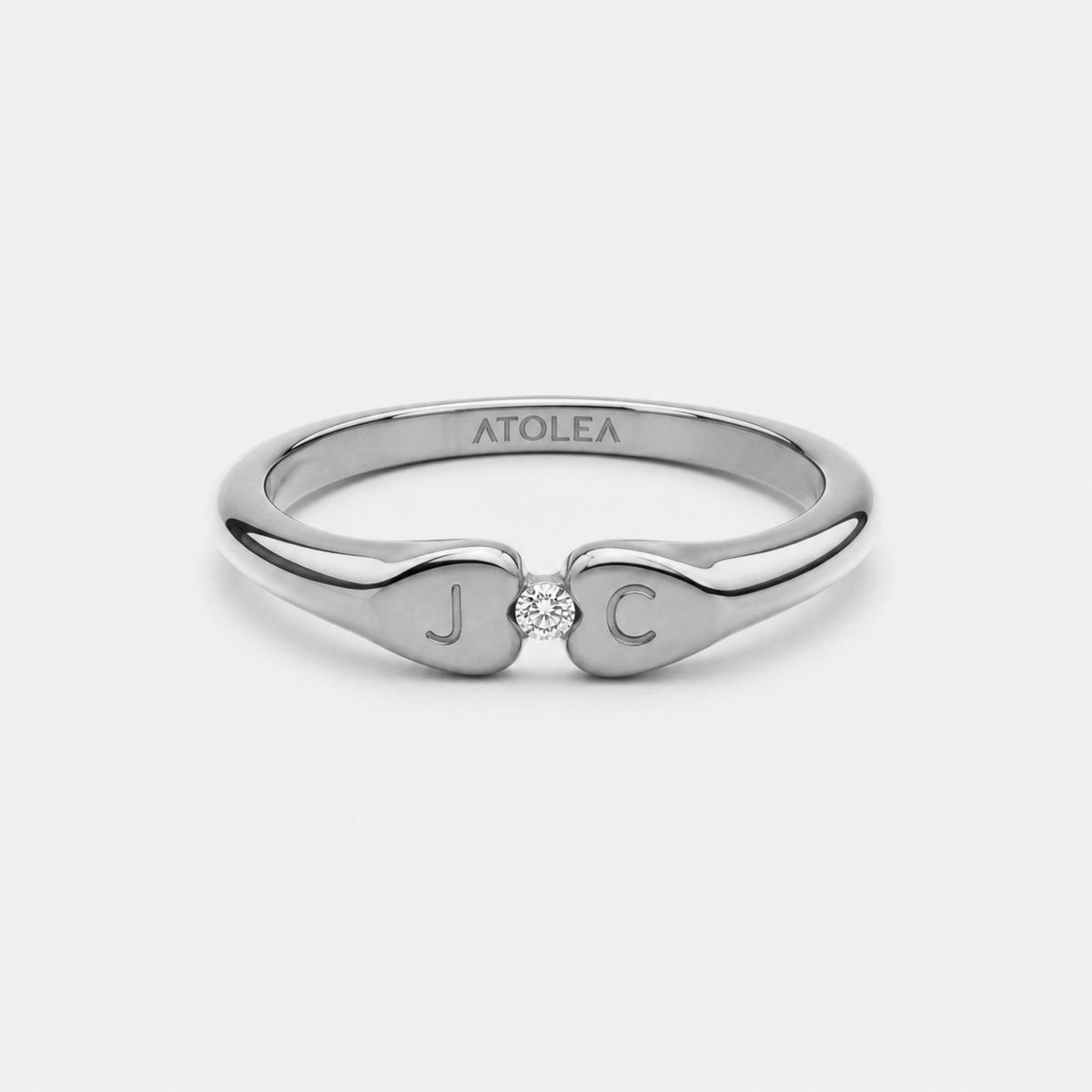 Two-Initial Crystal Ring 8