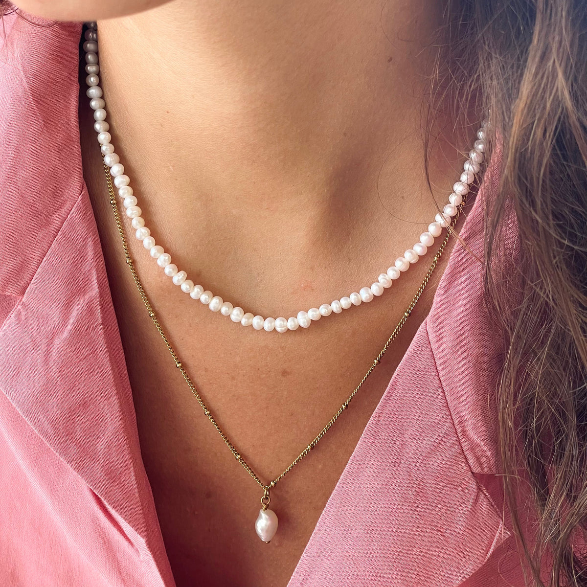 Mini Freshwater Pearl Choker 6
