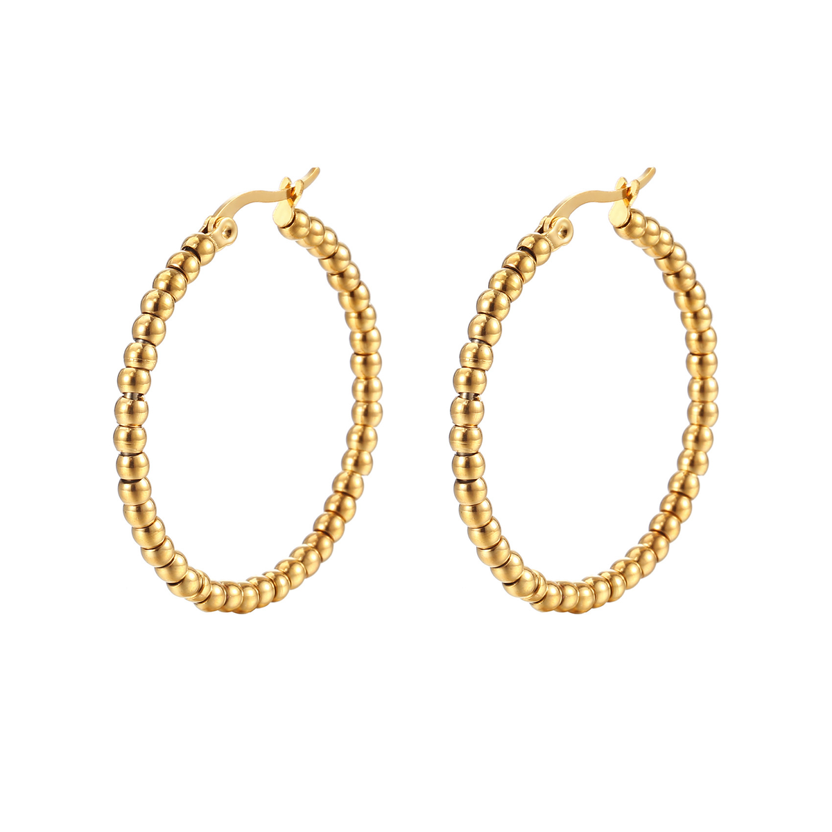 Mariella Beaded Hoops 1