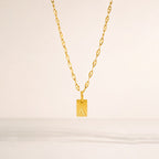 Initial Tag Necklace 9
