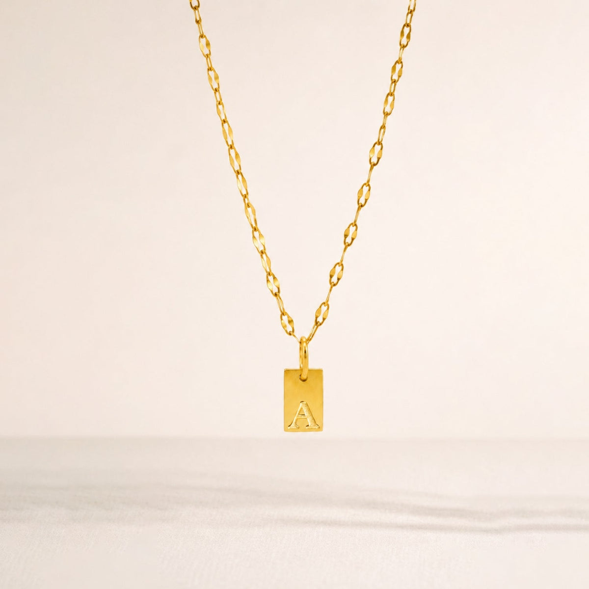 Initial Tag Necklace 9