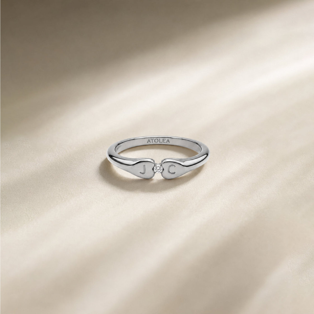 Two-Initial Crystal Ring 4