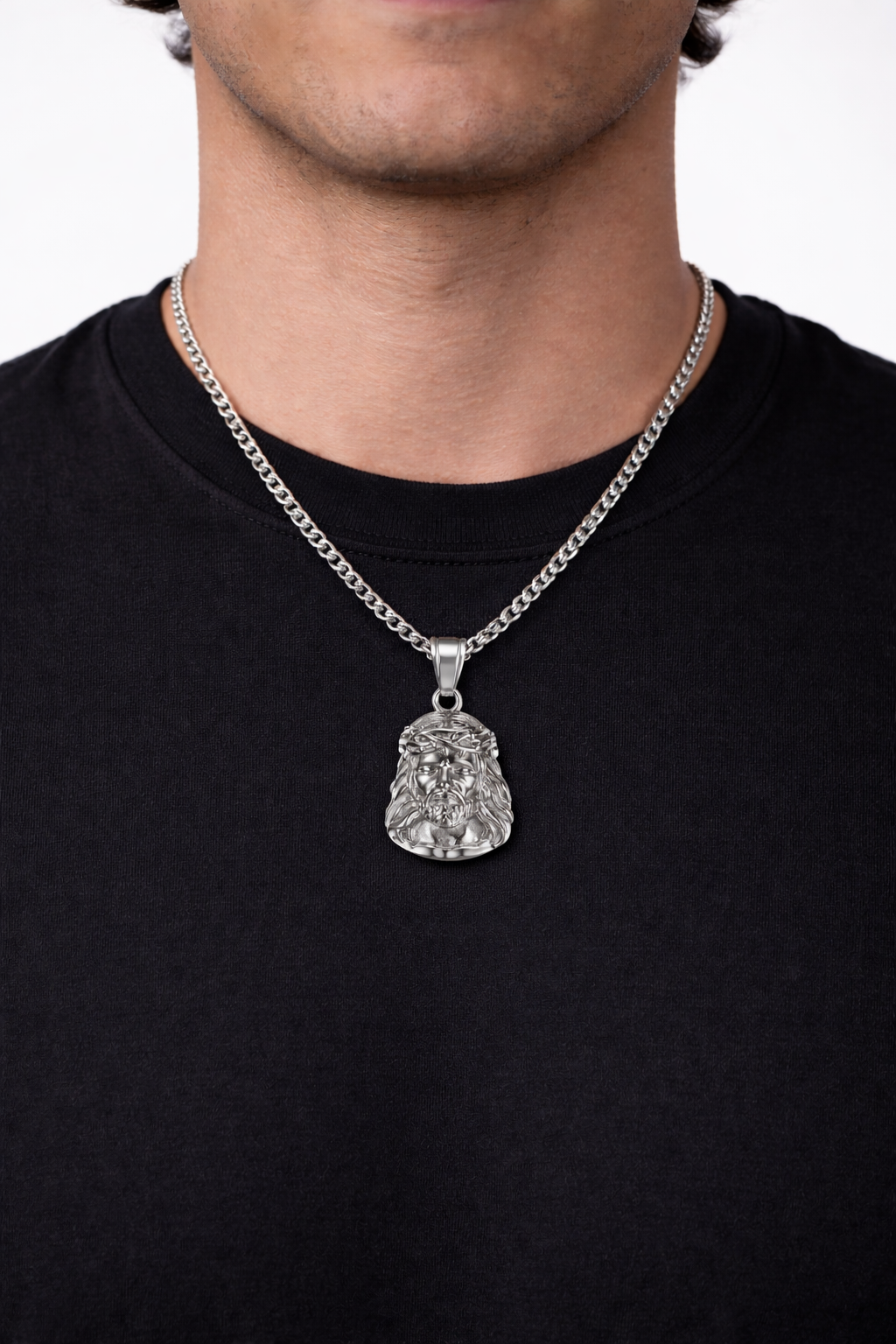 Jesus Piece Necklace | Stainless steel 2