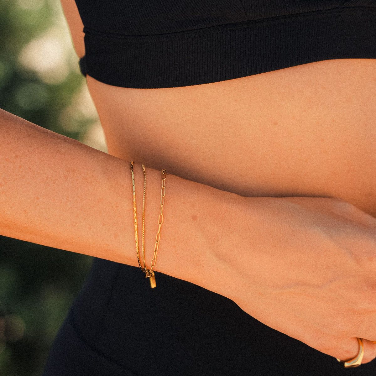 Golden Layered Bracelet 3