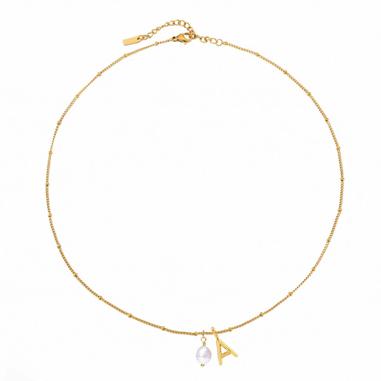 Initial & Pearl Necklace 6