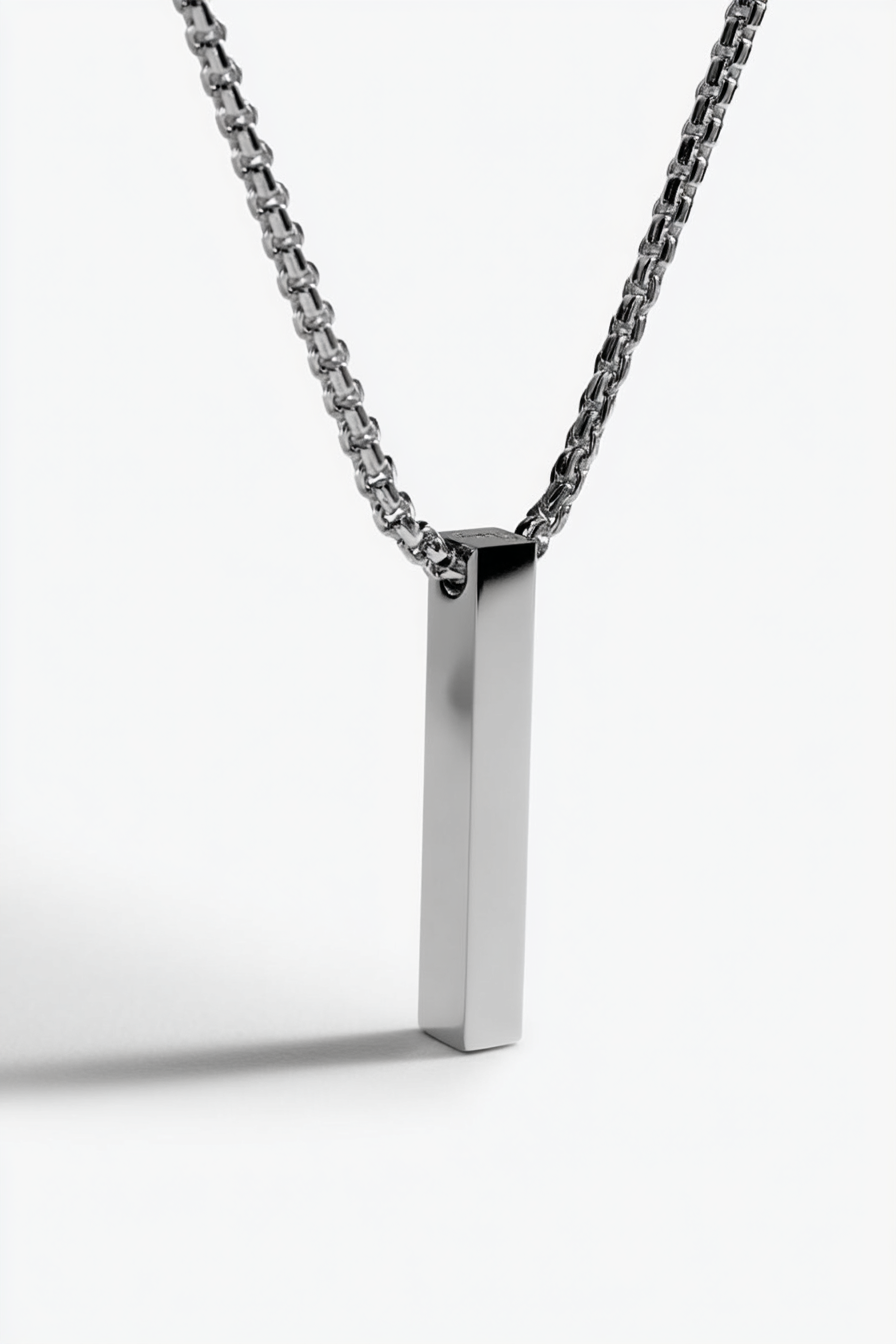 Linea Pendant Necklace | Silver 4