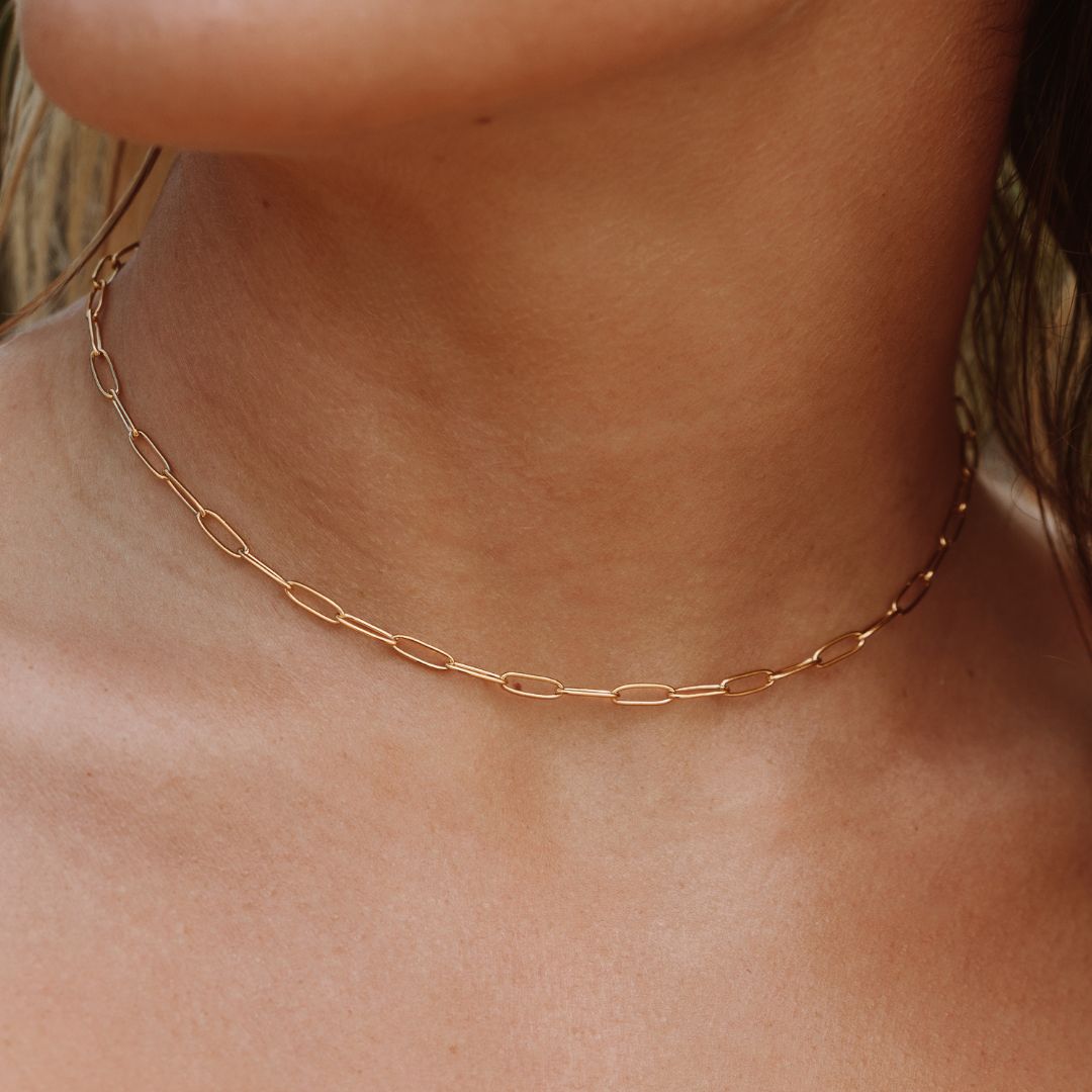 "Cozumel" Paperclip Choker 1