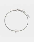 Minimal Cross Bracelet | Stainless steel 1
