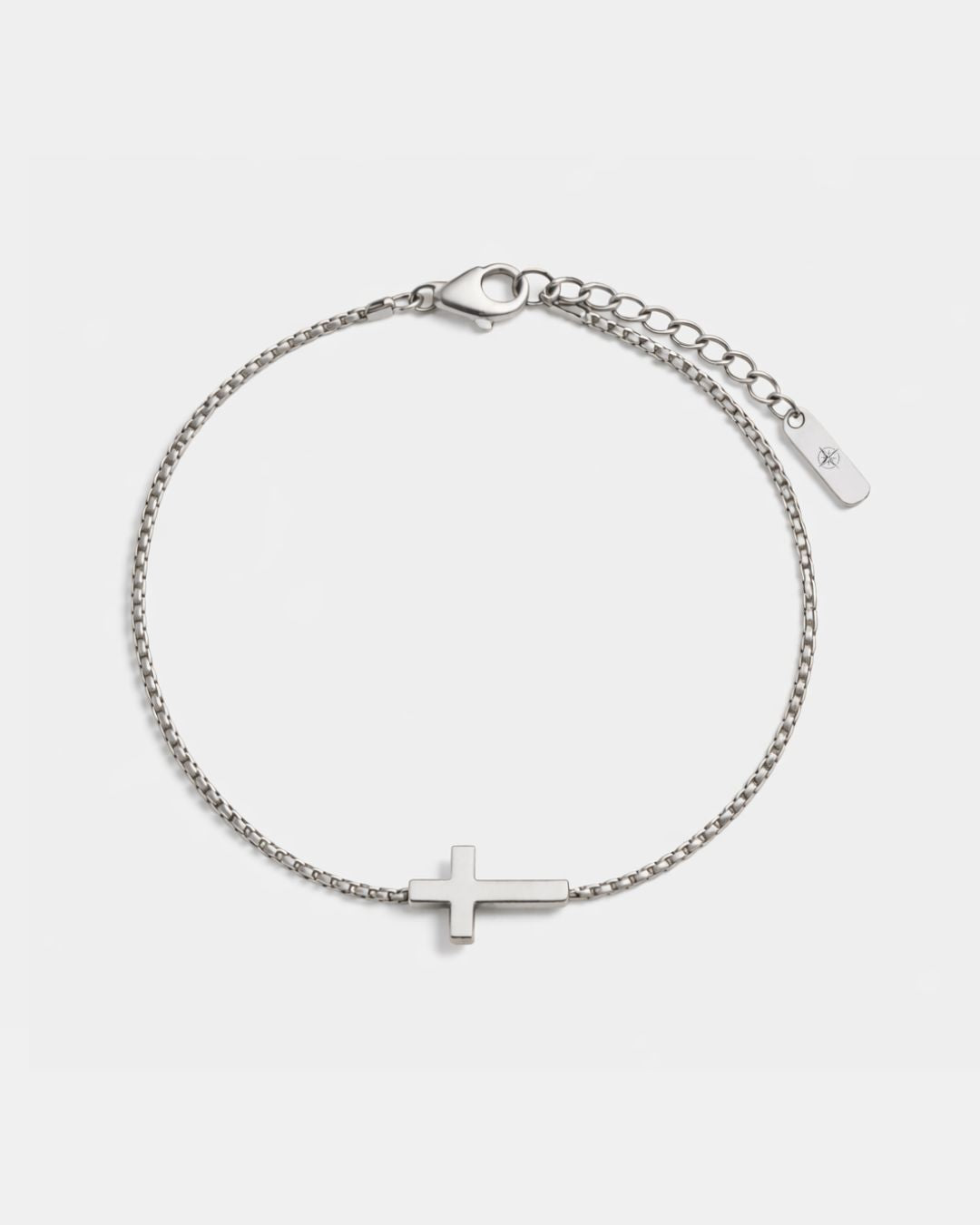 Minimal Cross Bracelet | Stainless steel 1
