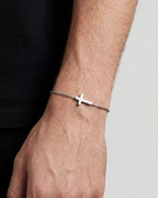Minimal Cross Bracelet | Stainless steel 2