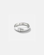 Minimal Cross Ring | Silver 1