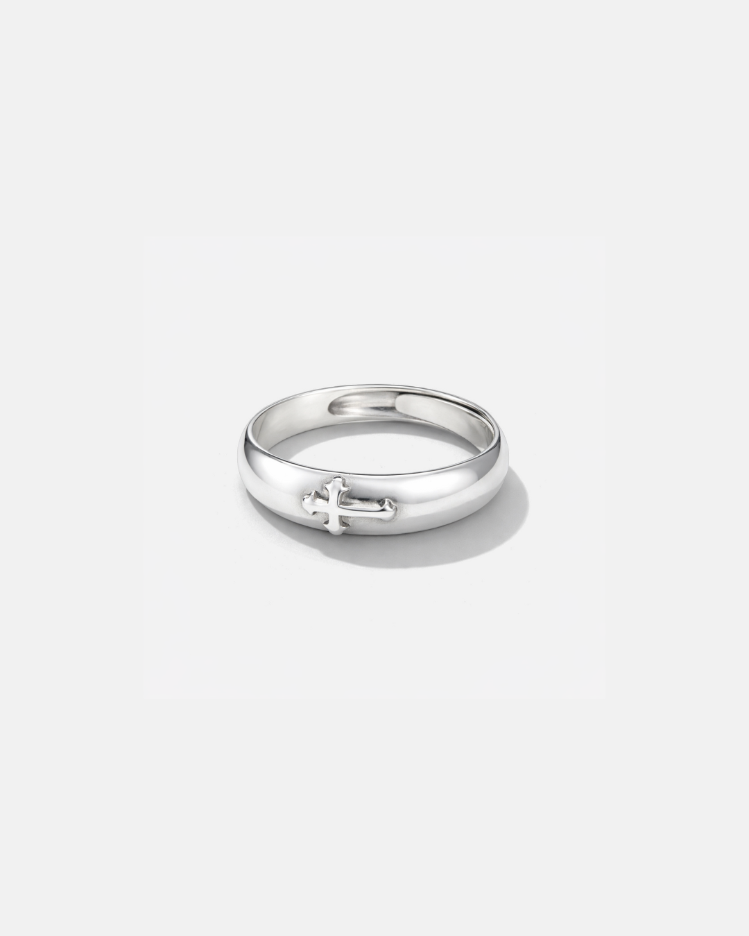 Minimal Cross Ring | Silver 1
