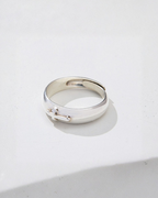 Minimal Cross Ring | Silver 4