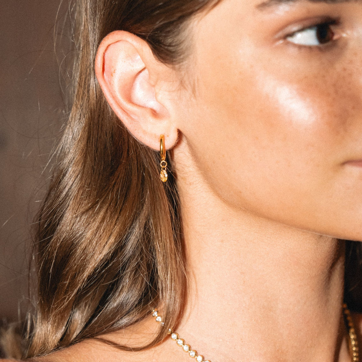 Rosé Drop Earrings 4