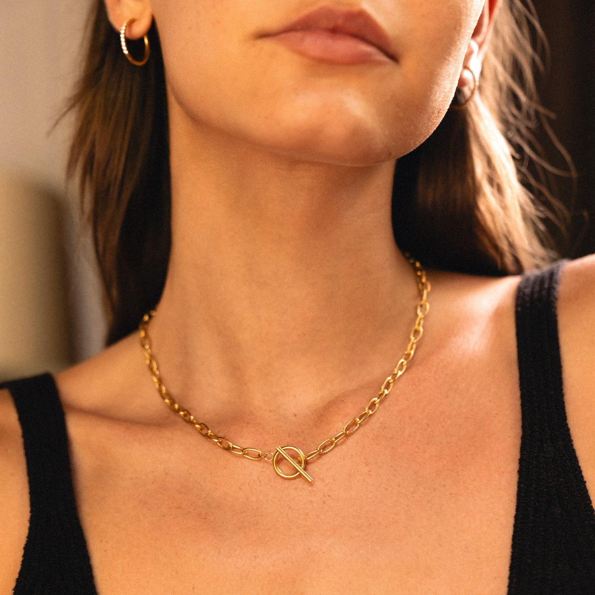 Paperclip Toggle Choker 2