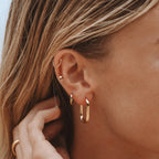 Oval Hoop Earrings 4