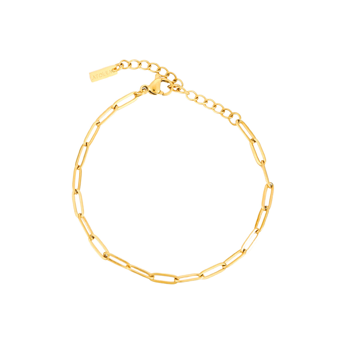 "Cozumel" Paperclip Bracelet 14