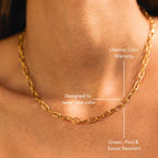Paperclip Toggle Choker 5