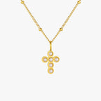 Pearl Cross Necklace 4