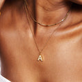 Pearl Initial Necklace 1