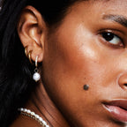 Freshwater Pearl Hoop Earrings 8