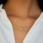 Pearl Cross Necklace 1