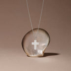 Mother of Pearl Cross Necklace 9