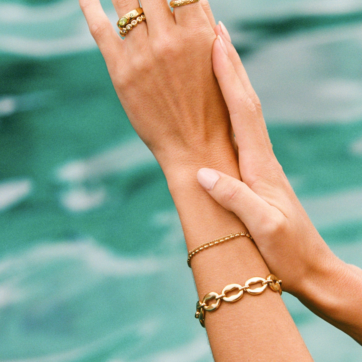 Layered Pebble Bracelet 5