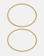 Permanent Bracelet Set Gold | Couple Set 1