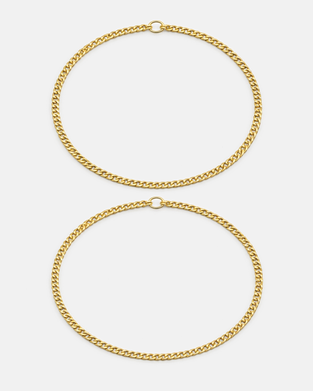 Permanent Bracelet Set Gold | Couple Set 1