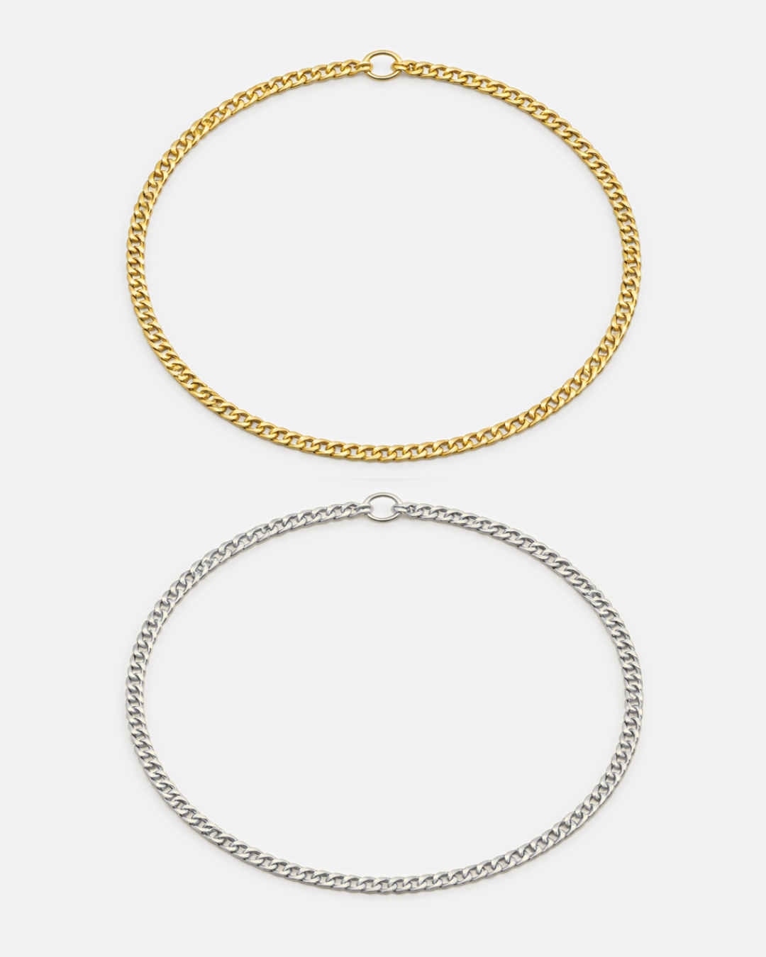 Permanent Bracelet Set Silver & Gold | Couple Set 1