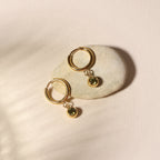 Birthstone Charm Hoops 5