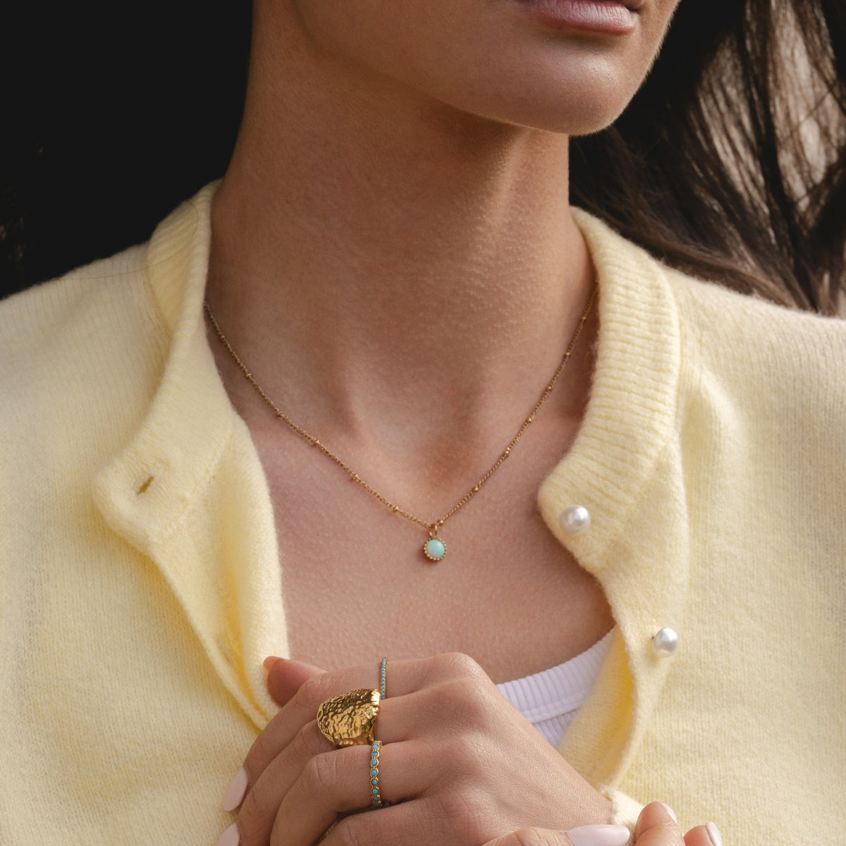 Petite Opal Necklace 3