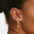 Rosé Drop Earrings 1