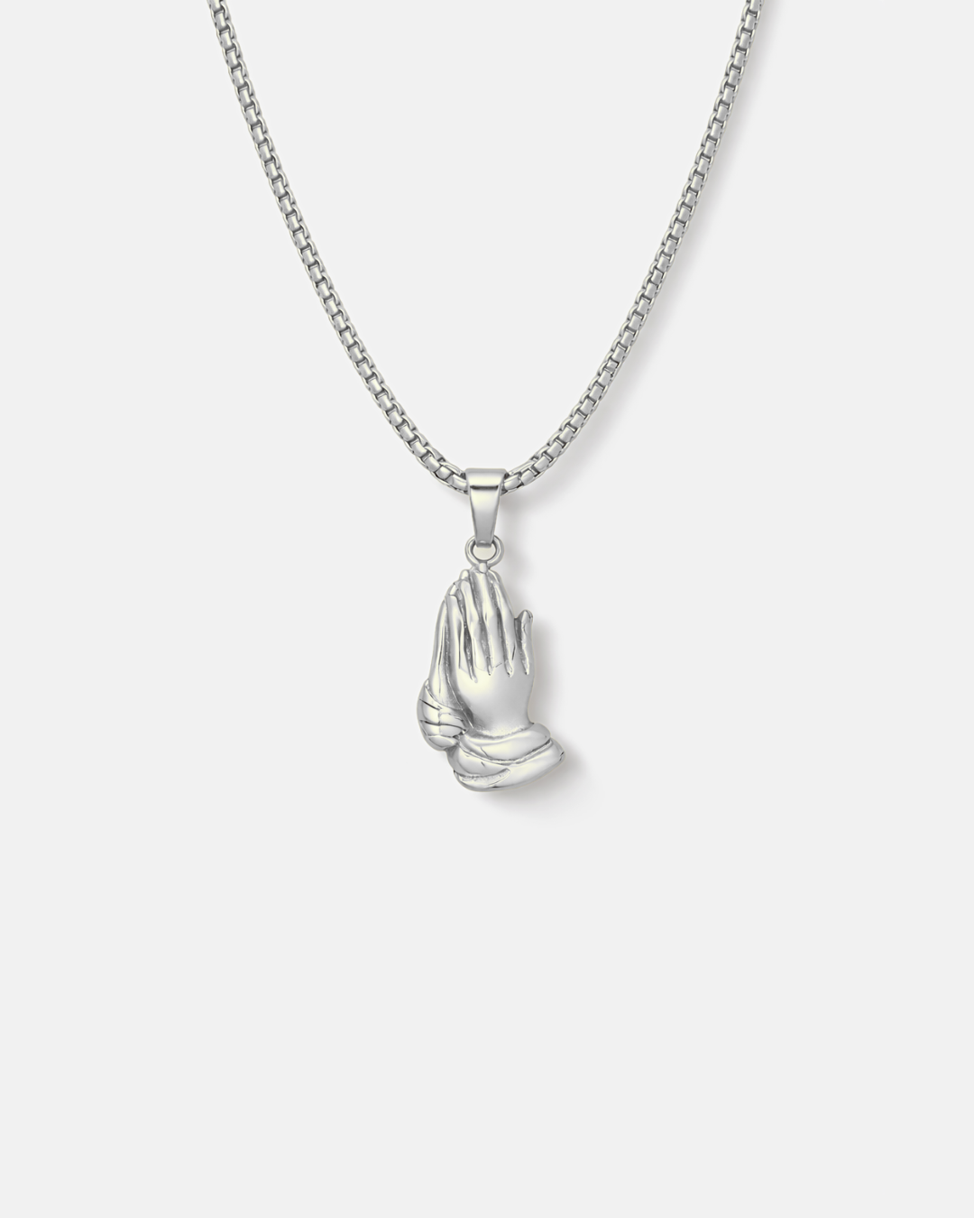Praying Hands Necklace | Stainless steel 1