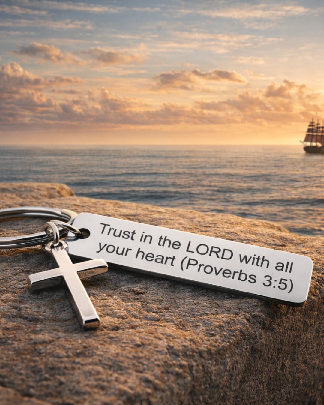 Keychain (Proverbs 3:5) 4