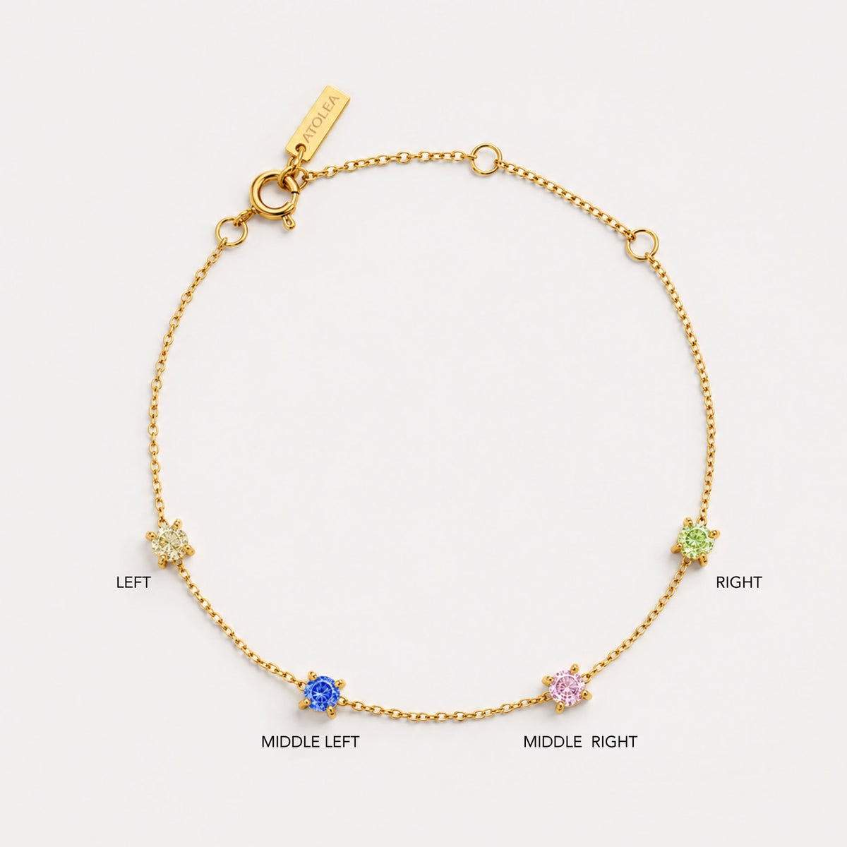 Custom Birthstone Bracelet 11