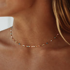 Rainbow Dainty Choker 1