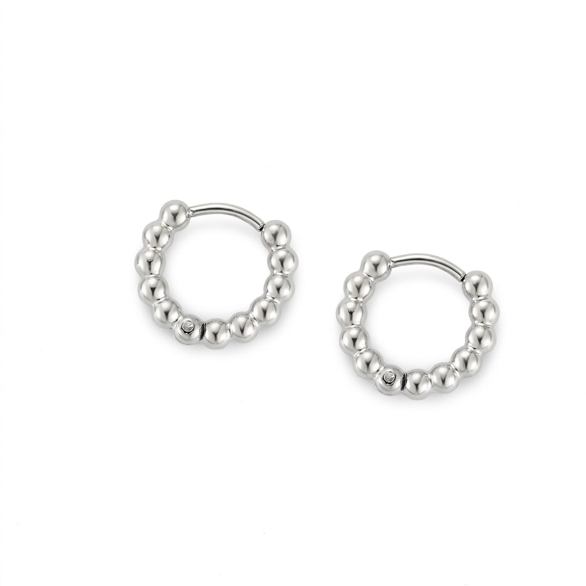 Beaded Hoops Earrings 9