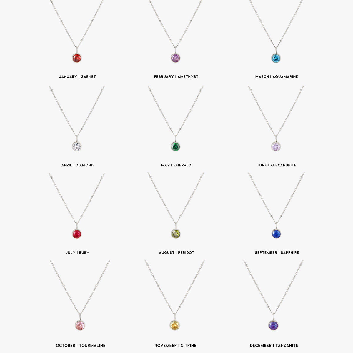 Birthstone Necklace 47
