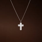 Mother of Pearl Cross Necklace 11