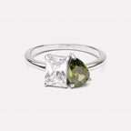 Toi et Moi Birthstone Ring 10