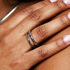 "Gemini" Stackable Rings 16
